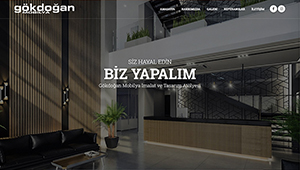 web design - gökdoğan mobilya