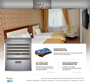 web tasarımı - savis otel