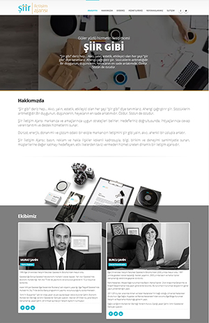 web design - şiir iletişim